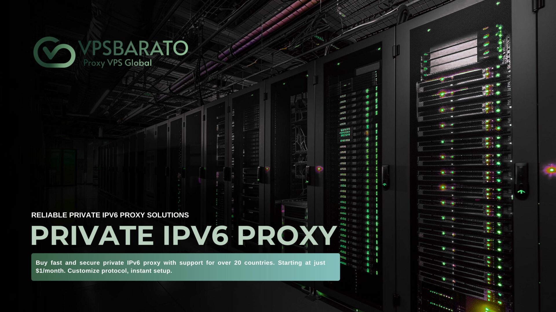 Buy fast and secure private IPv6 proxy