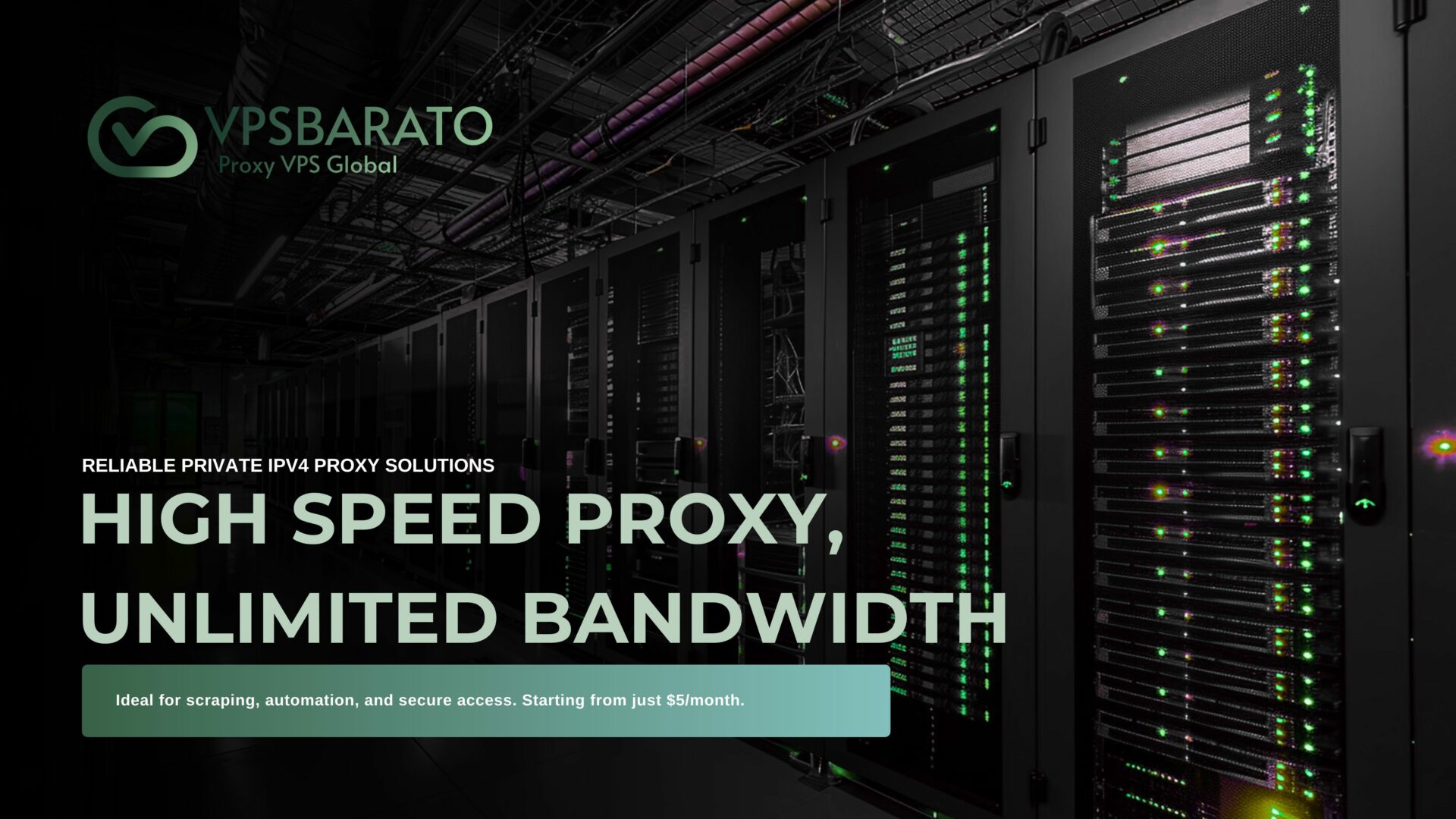 High speed proxy, unlimited bandwidth
