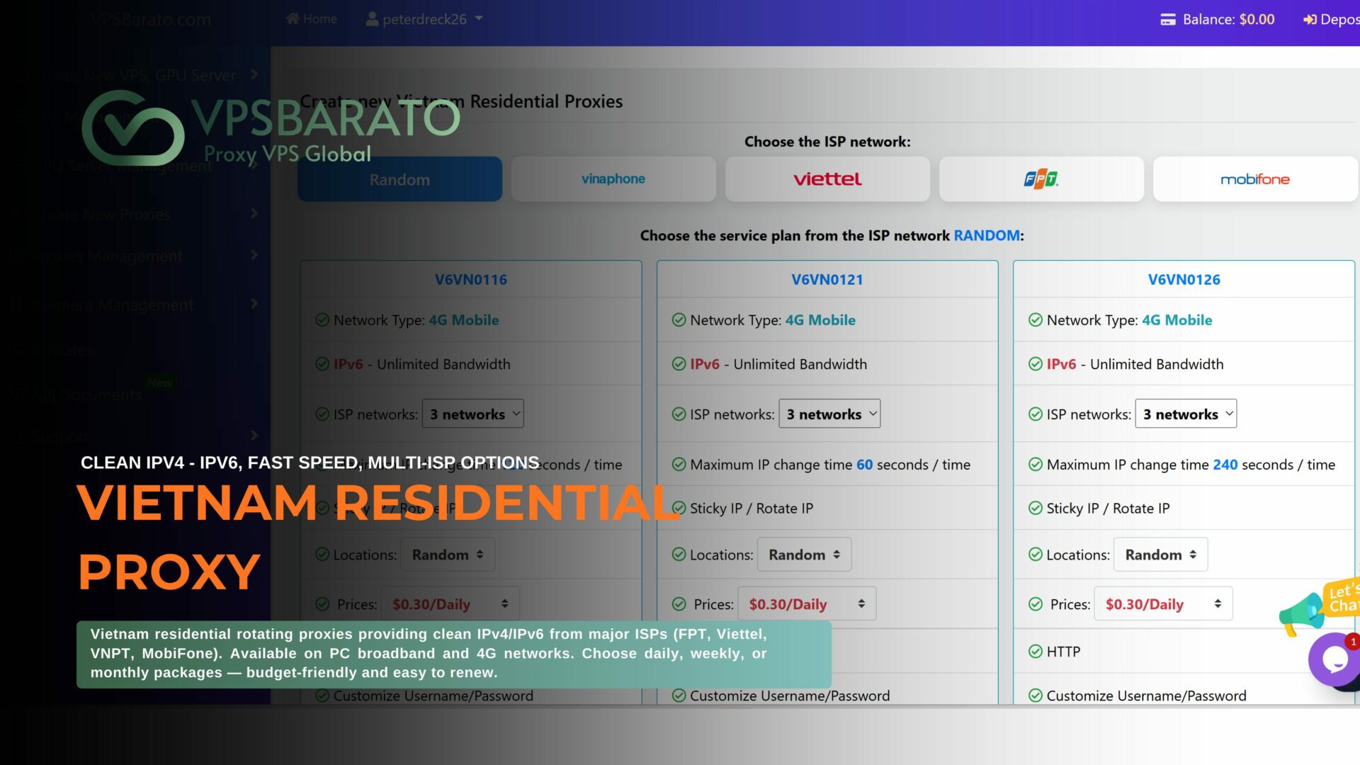 High speed Vietnamese residential proxy